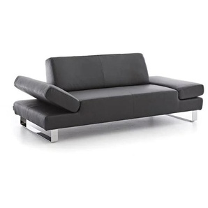 W.SCHILLIG Sofa taboo 22070 NF Leder Z59/99 schwarz