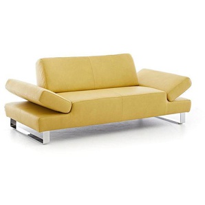 W.SCHILLIG Sofa taboo 22070 NF Leder Z69/71 lemon