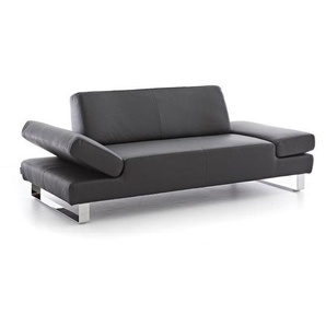W.SCHILLIG Sofa taboo 22070 NF Leder Z73/99 nachtschwarz