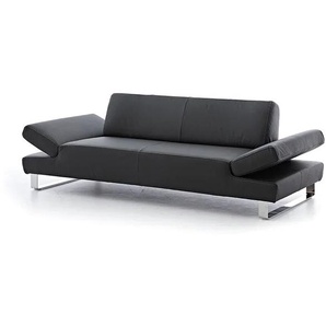 W.SCHILLIG Sofa taboo 22070 PL Leder Z59/99 schwarz