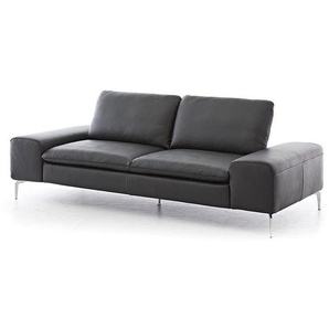 W.SCHILLIG Sofa valentinoo 16540 NL85 Leder Z73/99 nachtschwarz