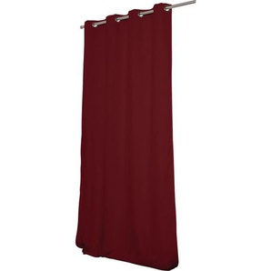 Xxxl Wärmeschutzvorhang, Dunkelrot, Textil, 145x260 cm, Textiles Vertrauen - Oeko-Tex®, Reach, Made in EU, beliebig kürzbar, Wohntextilien, Gardinen &