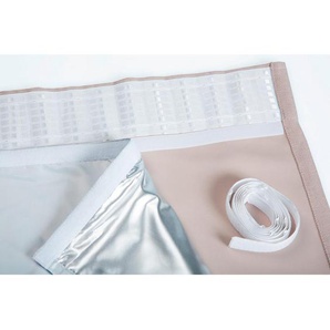 Xxxl Wärmeschutzvorhang, Silber, Textil, 135x240 cm, Oeko-Tex® Standard 100, Made in Europe, beliebig kürzbar, Wärmeschutz, Wohntextilien, Gardinen &