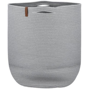 Wäschekorb - grau - Polyester, Baumwolle - 53 cm - [34.0] | Möbel Kraft