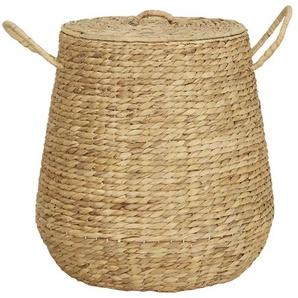 Wäschekorb mit Deckel - braun - Materialmix - 48 cm - 46.0 | Möbel Kraft