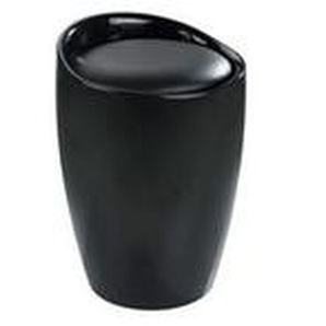 Wäschesammler Candy 20 l Schwarz Wäschebox Wäschekorb - Wenko