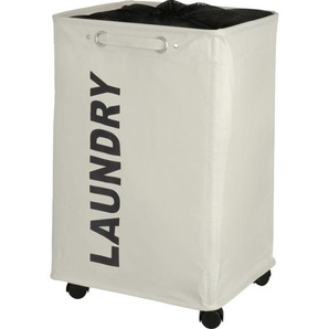 Wäschesammler Quadro 79 l, beige Wäschebox - Wenko