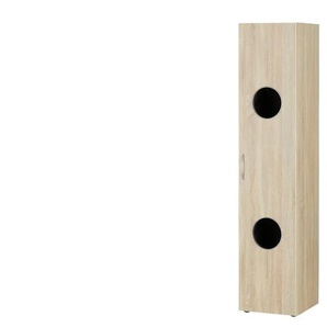 Wäscheschrank  Multiraumkonzept ¦ holzfarben ¦ Maße (cm): B: 40 H: 185 T: 40.0