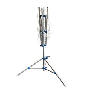 Wäschespinne ProPlus mit Standfuß Grau Metall