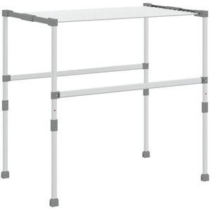 Wäschetrockner 83x(50-55)x(40-85) cm Aluminium