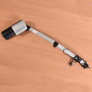 Waldmann Tischlampe, Schreibtischlampe, silber, schwarz, gebraucht