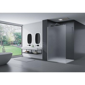 Duschabtrennung Bernstein Walk-In EX101 Nano Echtglas 10mm Milchglas 130cm
