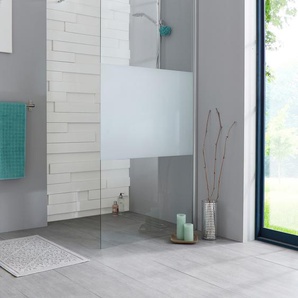 Walk-in-Dusche MAW BY GEO Relax Duschwände Gr. B/H: 90 cm x 192,8 cm, beidseitig montierbar, mit Antikalk-Versiegelung, silberfarben (chromfarben) Duschen