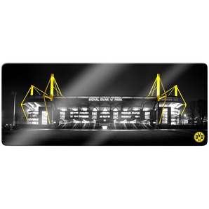 Glasbild WALL-ART BVB Signal Iduna Park Bilder Gr. B/H: 100 cm x 40 cm, gelb (schwarz gelb) Bundesliga-Fanshop Bilder 10040 cm