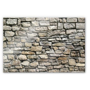 Wall-Art Küchenrückwand 3D Stein Optik Natursteinmauer, (Set, 1-tlg), Herd Waschbecken Wandschutz