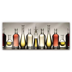 Küchenrückwand WALL-ART Olio e Aceto - Panorama Küche Spritzschutzwände Gr. B/H: 120 cmx50 cm, bunt Küchenrückwand Küchendekoration Spritzschutzwände