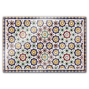 Küchenrückwand WALL-ART Spritzschutz Orientalische Kacheln Spritzschutzwände Gr. B/H: 100 cmx70 cm, bunt Küchendekoration