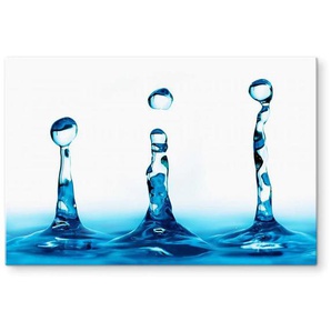 Küchenrückwand WALL-ART Spritzschutz Wasser Tropfen Spritzschutzwände Gr. B/H: 100 cmx70 cm, bunt Küchenrückwand Küchendekoration Spritzschutzwände