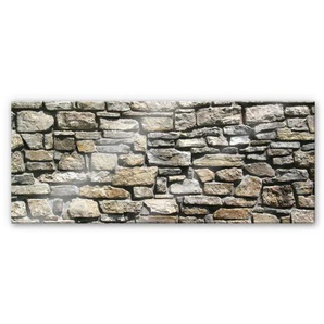 Küchenrückwand WALL-ART Steinoptik 3D Natursteinmauer Spritzschutzwände Gr. B/H: 100 cmx40 cm, bunt Küchenrückwand Küchendekoration Spritzschutzwände