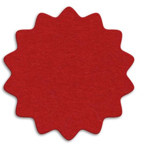 Tischdecke WALL-ART Rote Weihnachtsbaumdecke Floral Tischdecken Gr. B: 99 cm, 1 St., rot Weihnachtsbaumdecke Weihnachtsbaumdecken Tischdecken