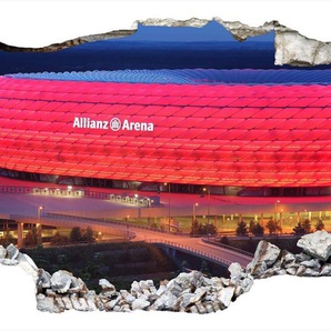 Wall-Art Wandtattoo FC Bayern München Allianz Arena, selbstklebend, entfernbar