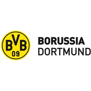 Wandtattoo WALL-ART BVB Borussia Schriftzug mit Logo Wandtattoos Gr. B/H/T: 100 cm x 33 cm x 0,1 cm, bunt Bundesliga-Fanshop Wandtattoos