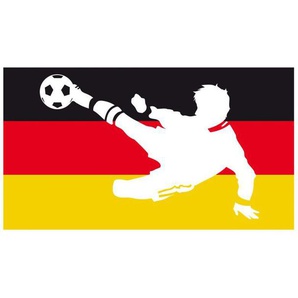 Wall-Art Wandtattoo Deutschland Fahne + Fußballer (1 St), selbstklebend, entfernbar