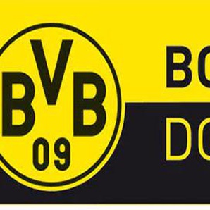 Wandtattoo WALL-ART Fußball BVB 09 Logo Banner Wandtattoos Gr. B/H/T: 200 cm x 66 cm x 0,1 cm, gelb Wandtattoo Wandtattoos Fußball