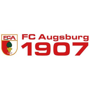 Wandtattoo WALL-ART Fußball FC Augsburg 1907 Wandtattoos Gr. B/H/T: 20 cm x 80 cm x 0,1 cm, rot Bundesliga-Fanshop