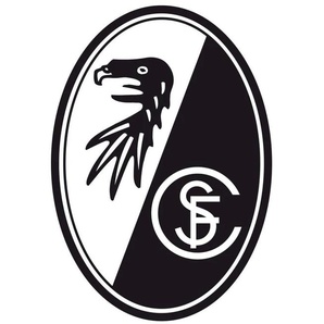 Wandtattoo WALL-ART Fußball SC Freiburg Logo Wandtattoos Gr. B/H/T: 63 cm x 90 cm x 0,1 cm, bunt Bundesliga-Fanshop Wandtattoos