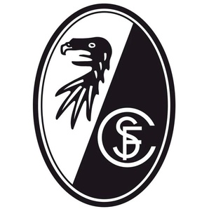 Wandtattoo WALL-ART Fußball SC Freiburg Logo Wandtattoos Gr. B/H/T: 77 cm x 110 cm x 0,1 cm, bunt Wandtattoos Wandsticker