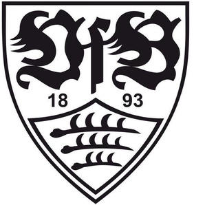 Wall-Art Wandtattoo Fußball VfB Stuttgart Logo (1 St), selbstklebend, entfernbar