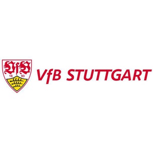 Wandtattoo WALL-ART Fußball VfB Stuttgart Logo Wandtattoos Gr. B/H/T: 100 cm x 23 cm x 0,1 cm, rot Bundesliga-Fanshop Wandtattoos