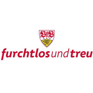 Wandtattoo WALL-ART Fußball VfB Stuttgart Logo Wandtattoos Gr. B/H/T: 100 cm x 33 cm x 0,1 cm, rot Bundesliga-Fanshop Wandtattoos