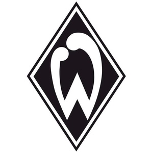Wandtattoo WALL-ART Fußball Werder Bremen Logo Wandtattoos Gr. B/H/T: 80 cm x 120 cm x 0,1 cm, schwarz Wandtattoos Wandsticker