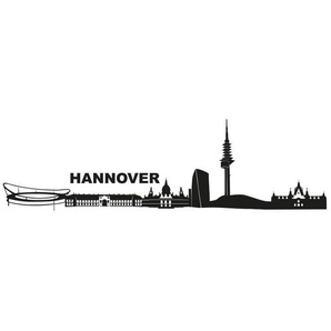 Wall-Art Wandtattoo XXL Stadt Skyline Hannover 120cm (1 St), selbstklebend, entfernbar