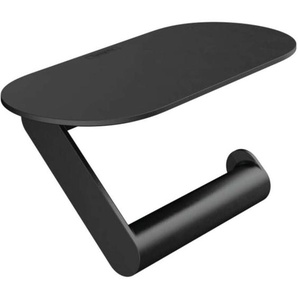 Hansgrohe - WallStoris - Toilettenpapierhalter mit Ablage, schwarz matt 27928670