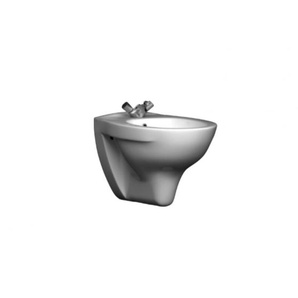 Wand-Bidet aus glänzend weißer Keramik – Eneo