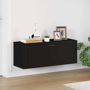Wand-Schuhschrank Schwarz 100x35x38 cm Holzwerkstoff