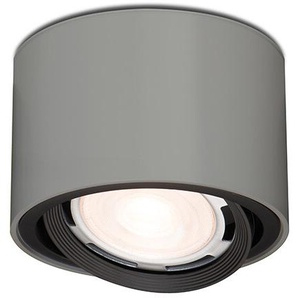 Wand- und Deckenleuchte 111er Mawa Design grau, Designer Martin Wallroth, 10 cm