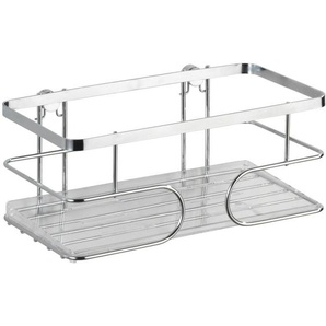 Wandablage groß Premium Edelstahl, rostfrei, Silber glänzend, Edelstahl rostfrei glänzend - silber glänzend - Wenko