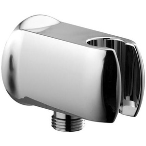 Hansa - Wandanschlussbogen jet 04460100 chrom, mit Brausenhalterung