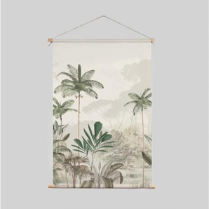 Wandbehang Jungle in Grün/Beige