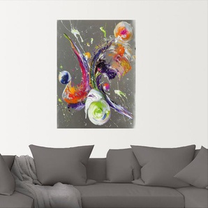 Wandbild ARTLAND Abstraktion XXXII Bilder Gr. B/H: 60 cm x 80 cm, Wandaufkleber - Vinyl Muster Hochformat, 1 St., silberfarben Kunstdrucke als Alubild, Leinwandbild, Wandaufkleber oder Poster in versch. Größen