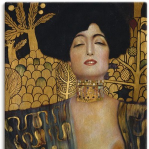 Wandbild ARTLAND Judith I., 1901 Bilder Gr. B/H: 50 cm x 100 cm, Leinwandbild Frau, 1 St., gelb Kunstdrucke als Leinwandbild, Poster in verschied. Größen