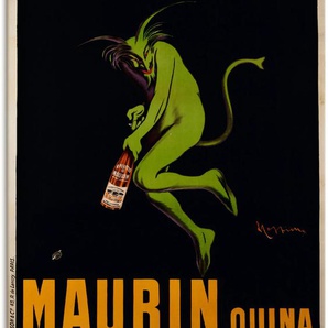 Wandbild ARTLAND Maurin Quina. Um 1922 Bilder Gr. B/H: 90 cm x 120 cm, Leinwandbild Schilder, 1 St., schwarz Kunstdrucke