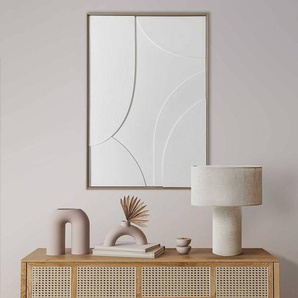 Wandbild Terrace MDF Mitteldichte Holzfaserplatte Weiß 50 x 70 x 3cm