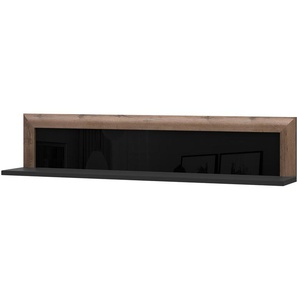 Wandboard - schwarz - Materialmix - 132 cm - 27 cm - 22 cm | Möbel Kraft