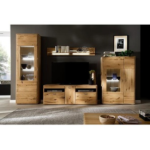 Wandboard Massivholz, geölt & keilverzinkt Holz 150 x 24 x 25cm