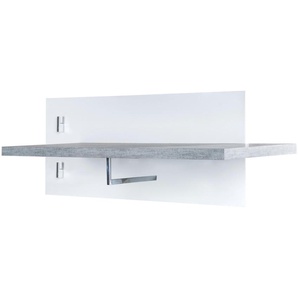 Wandboard - weiß - Materialmix - 75 cm - 30 cm | Möbel Kraft